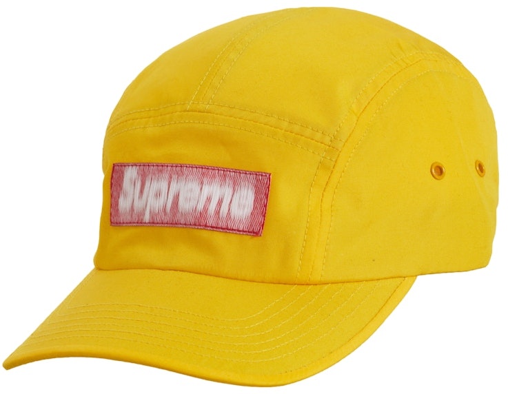 supreme-reversed-label-camp-cap-yellow