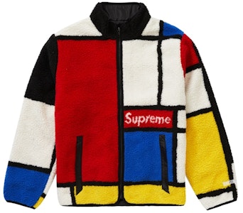 Supreme Jaket Fleece Reversible Blok Warna Merah Buy Supreme Jaket Fleece Reversible Blok Warna Merah