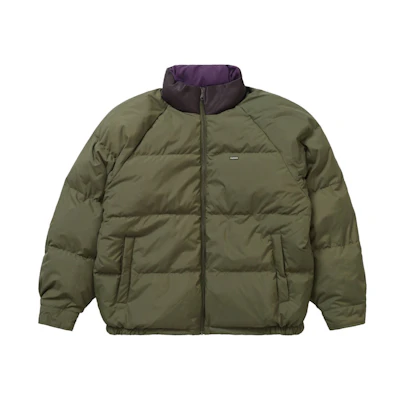 Supreme Reversible Down Puffer Jacket Purple