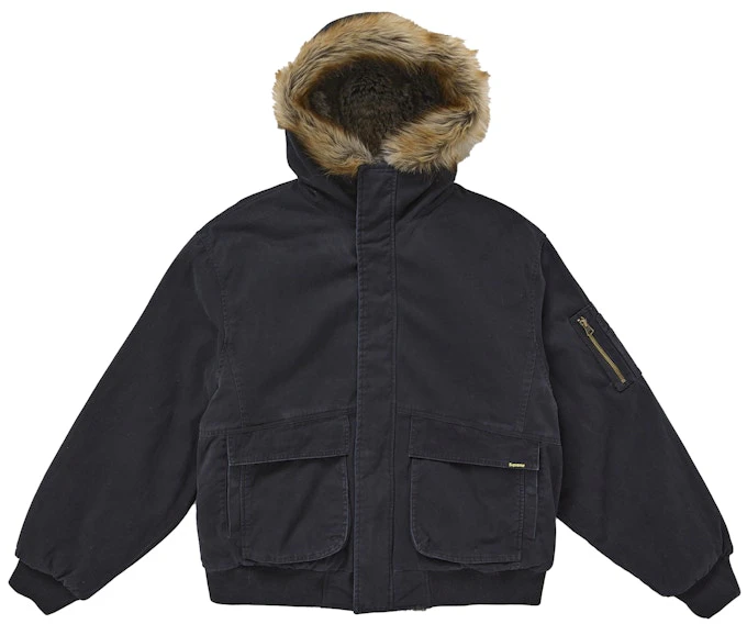 supreme-reversible-faux-fur-hooded-work-jacket-black