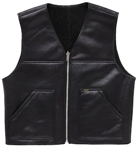 Supreme 可翻转仿羊毛工装背心 黑色 Buy Supreme 可翻转仿羊毛工装背心 黑色