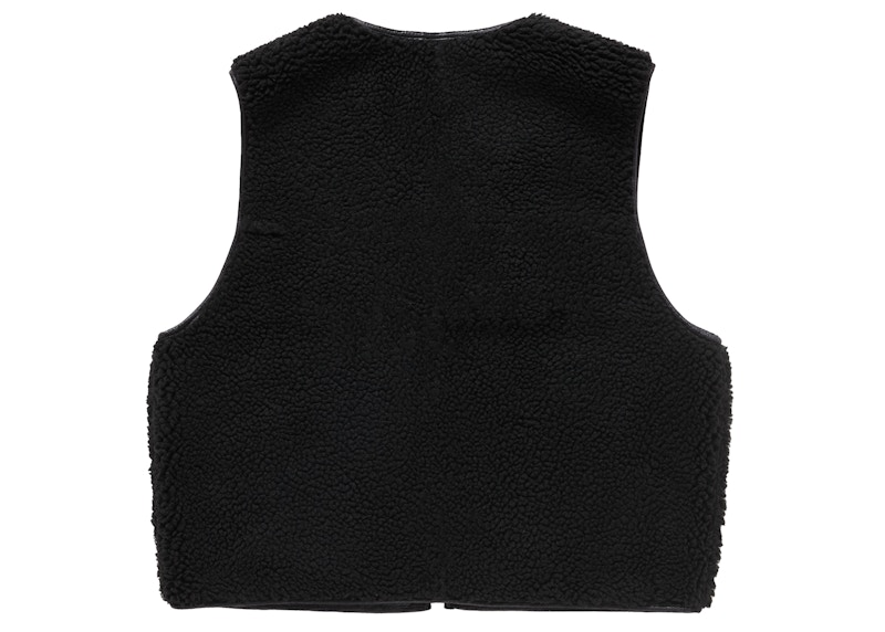 Shop Supreme Rompi Kerja Reversible Faux Shearling Hitam