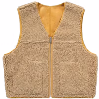 Supreme Rompi Kerja Reversible Faux Shearling Kuning Lookbook Supreme Rompi Kerja Reversible Faux Shearling Kuning