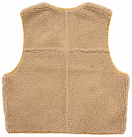 Supreme Rompi Kerja Reversible Faux Shearling Kuning Shop Supreme Rompi Kerja Reversible Faux Shearling Kuning