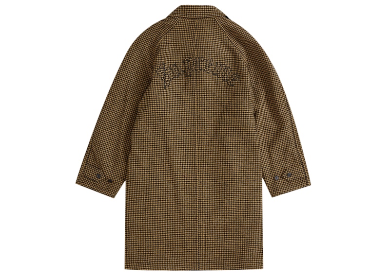 ジャケット・アウター supreme Reversible Houndstooth Overcoat Comprar Supreme Reversible Houndstooth Overcoat Black - Novelship