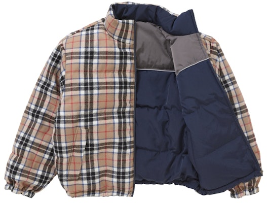 Supreme 可翻转羽绒夹克 海军蓝 Shop Supreme 可翻转羽绒夹克 海军蓝