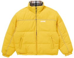 Supreme Reversible Puffer Jacket Yellow Supreme Reversible Puffer Jacket Yellow