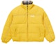 Buy Supreme Reversible Puffer Jacket Yellow