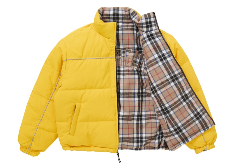Order Supreme 可双面穿羽绒夹克 黄色