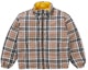 Shop Supreme Reversible Puffer Jacket Yellow