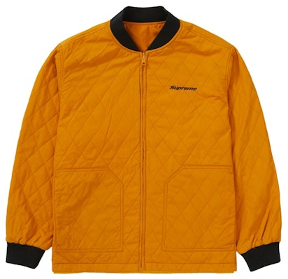Supreme Reversible Tech Work Jacket Mustard Lookbook Supreme Reversible Tech Work Jacket Mustard