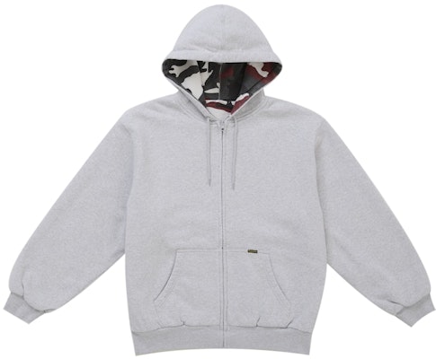 Supreme Reversible Work Zip Up Hoodie Abu-Abu Heather. Buy Supreme Reversible Work Zip Up Hoodie Abu-Abu Heather.