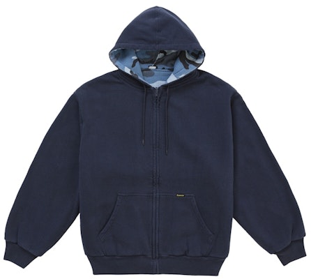 Supreme 可翻轉工作拉鏈連帽衫 海軍藍 Buy Supreme 可翻轉工作拉鏈連帽衫 海軍藍