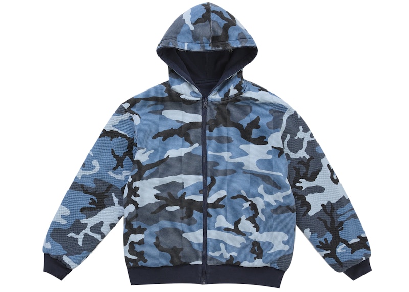 Order Supreme 可翻轉工作拉鏈連帽衫 海軍藍