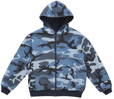 Supreme 可翻轉工作拉鏈連帽衫 海軍藍 Order Supreme 可翻轉工作拉鏈連帽衫 海軍藍