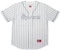 Supreme Rhinestone Baseball Jersey Pinstripe