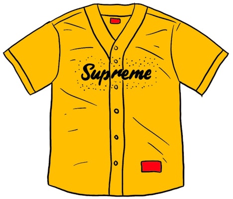 Supreme 亮片棒球衫 黄色 Buy Supreme 亮片棒球衫 黄色