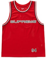 Supreme Rhinestone Basketball Jersey Red Supreme Rhinestone Basketball Jersey Red