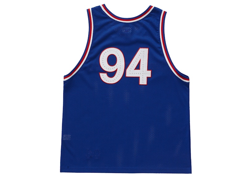 Order 至尊水鑽籃球球衣皇家藍