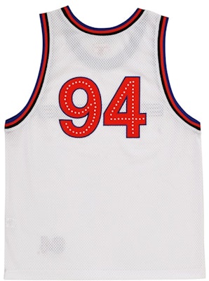 Supreme Rhinestone Basketball Jersey White Order Supreme Rhinestone Basketball Jersey White