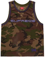 Supreme Rhinestone Basketball Jersey Woodland Camo Supreme Rhinestone Basketball Jersey Woodland Camo