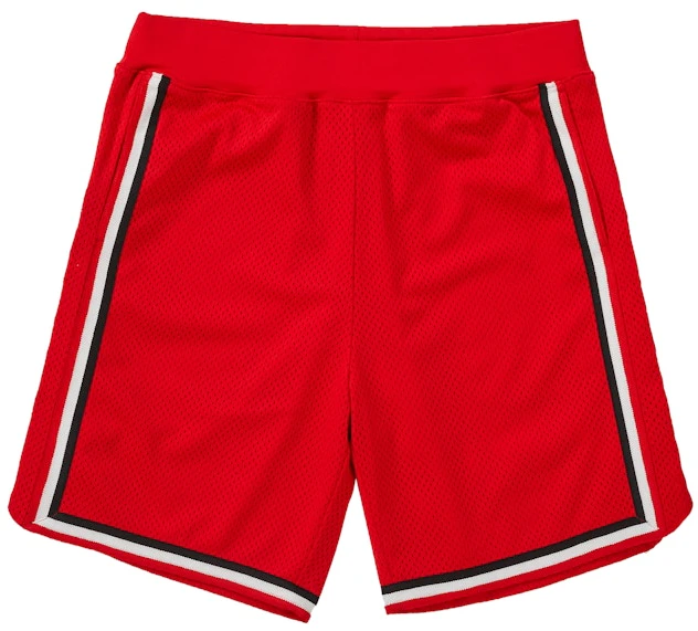 supreme-rhinestone-basketball-short-red