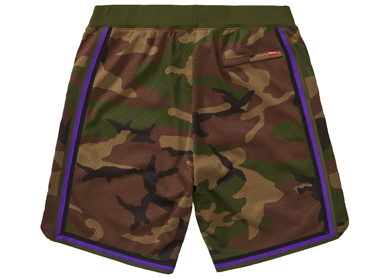 Supreme Rhinestone Basketball Short Woodland Camo 圖 3