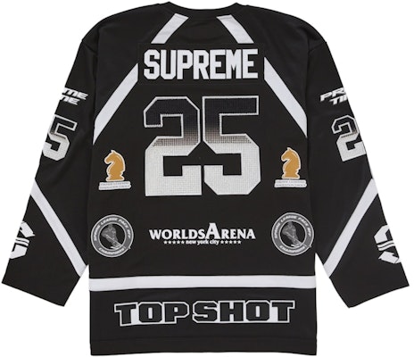 슈프림 라인스톤 하키 저지 블랙 Order 슈프림 라인스톤 하키 저지 블랙