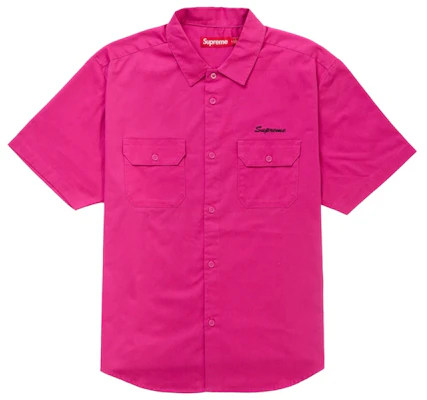 Supreme Rhinestone Pin Up Kemeja Kerja S/S Fuchsia Order Supreme Rhinestone Pin Up Kemeja Kerja S/S Fuchsia