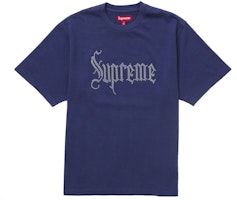 Supreme Rhinestone S/S Top Navy Supreme Rhinestone S/S Top Navy