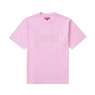 Supreme Rhinestone S/S Top Pink