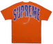 Buy Supreme Rhinestone Script S/S Top Orange