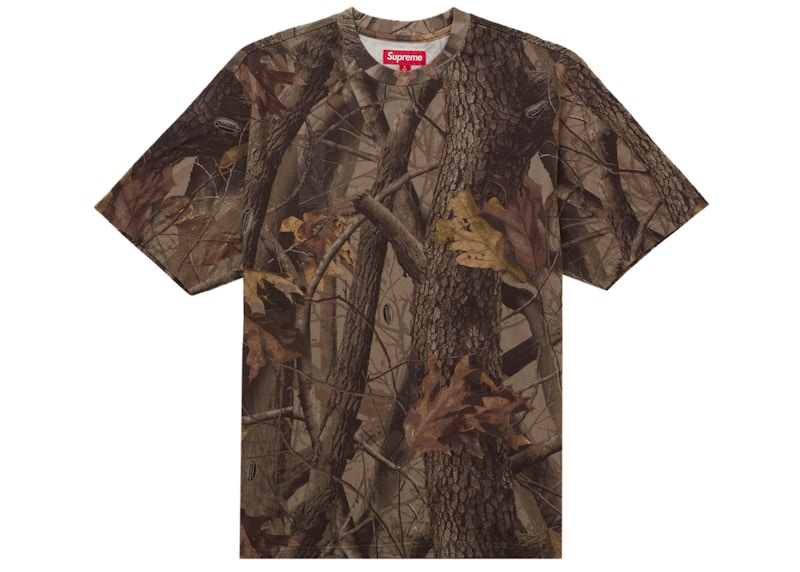 Order Supreme Rhinestone Script Camiseta Realtree Hardwoods Camo.