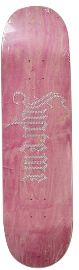 supreme-rhinestone-skateboard-deck-pink