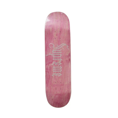 Supreme Rhinestone Skateboard Deck Pink