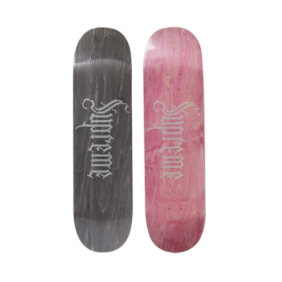 Supreme Rhinestone Skateboard Deck Set Multicolor
