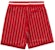 Supreme Rhinestone Stripe Basketball Short Red