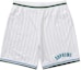 Buy Supreme Rhinestone Stripe Basketball Short White