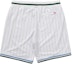 Order Supreme Rhinestone Stripe Basketball Short White