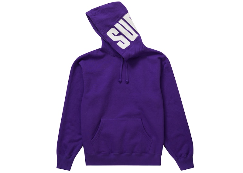 Supreme Rib Hooded Sweatshirt Purple 圖 2