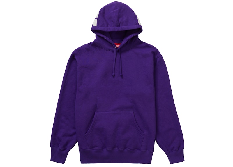 Supreme Rib Hooded Sweatshirt Purple 圖 3