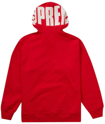 Supreme Rib Hooded Sweatshirt Red Buy Supreme Rib Hooded Sweatshirt Red