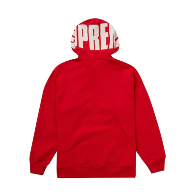 Supreme Rib Hooded Sweatshirt Red
