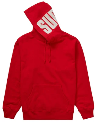 Supreme Rib Hooded Sweatshirt Red Order Supreme Rib Hooded Sweatshirt Red