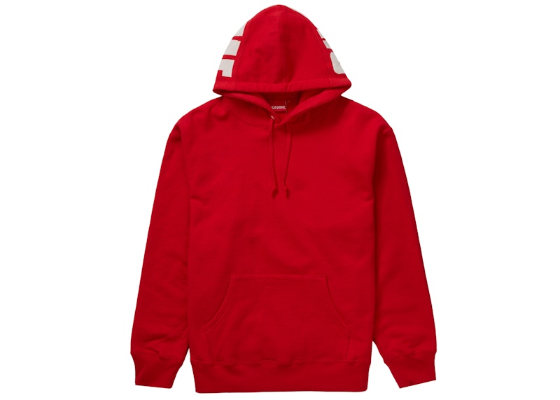 Supreme Rib Hooded Sweatshirt Red 圖 3