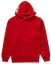 Lookbook Supreme Rib Hooded Sweatshirt Red