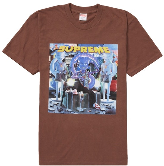 supreme-richest-tee-brown