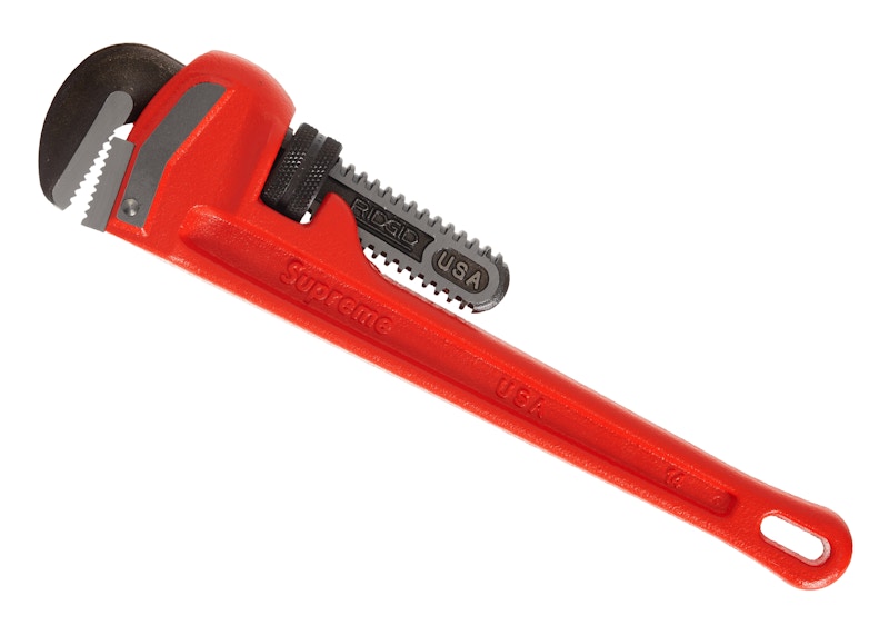Supreme Ridgid Pipe Wrench Red