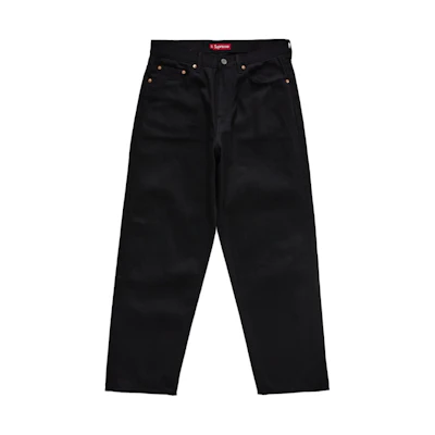 Supreme Rigid Baggy Black Selvedge Jean Rigid Black