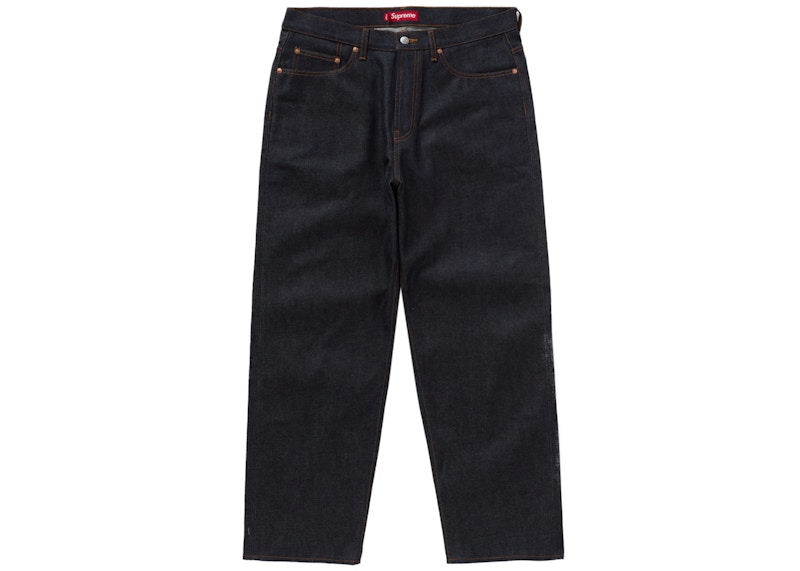 Supreme Rigid Baggy Selvedge Jean (FW24) Rigid Indigo